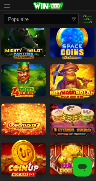 Conditions de mise sur WINOUI CASINO